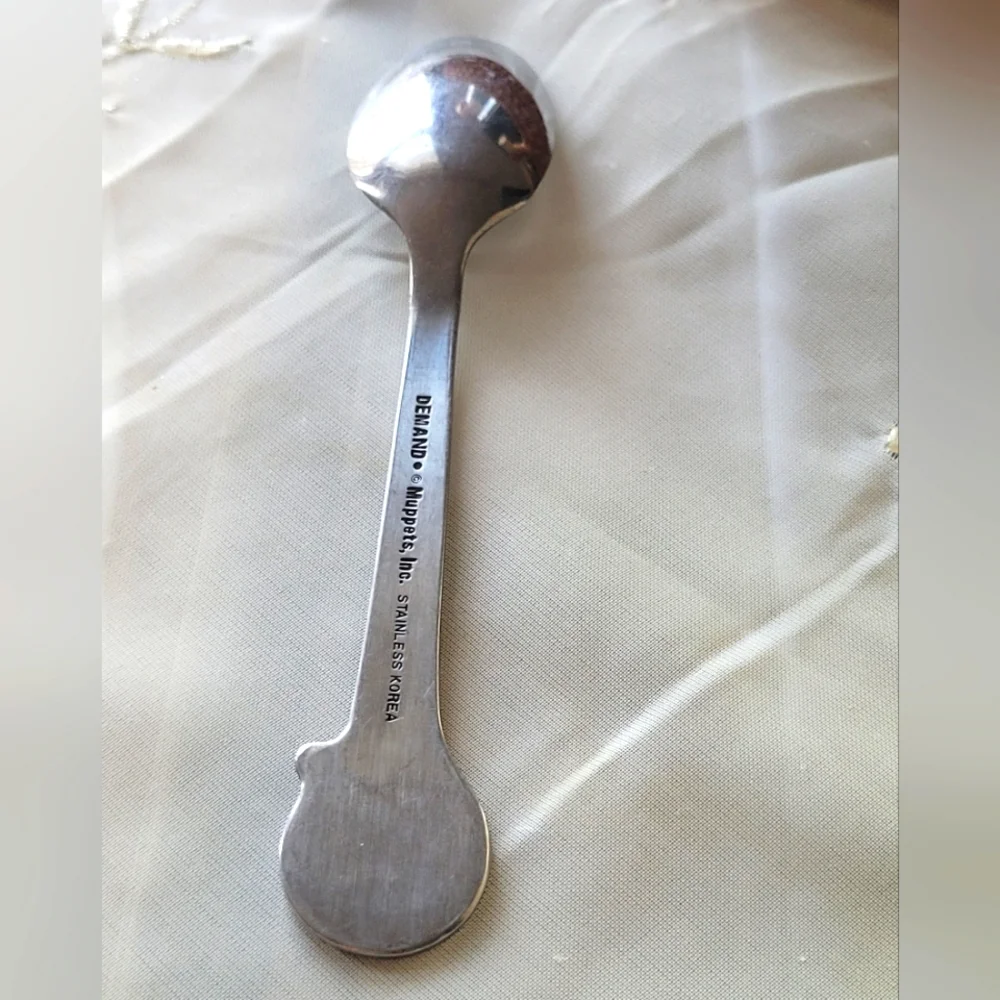 Vintage Rare !Muppets Big Bird Spoon Demand Stainless Korea